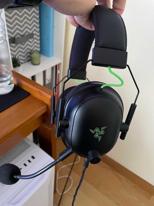 Razer Headset BlackShark V2 + USB Sound Card (Used)64550292577410121