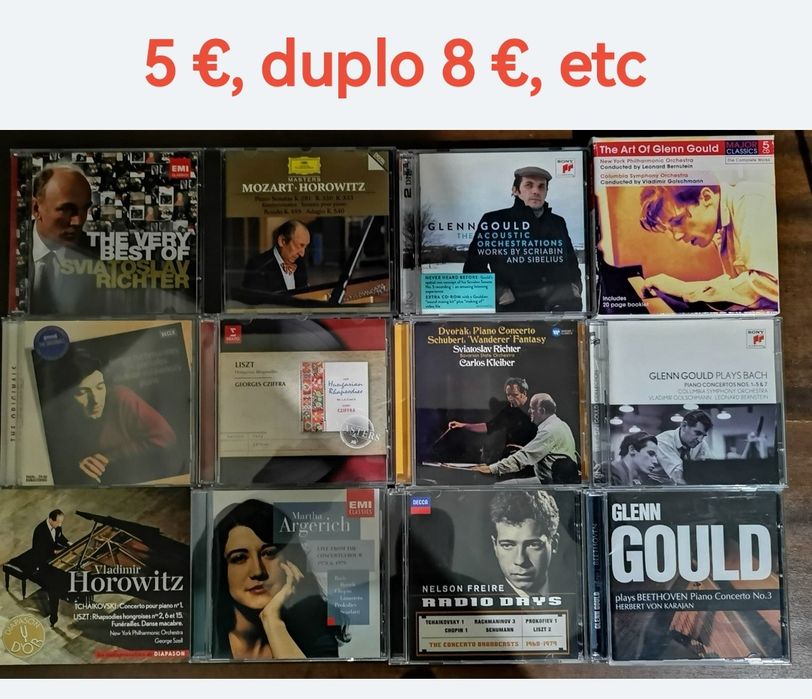 Sortido de CDs a partir de 3 euros