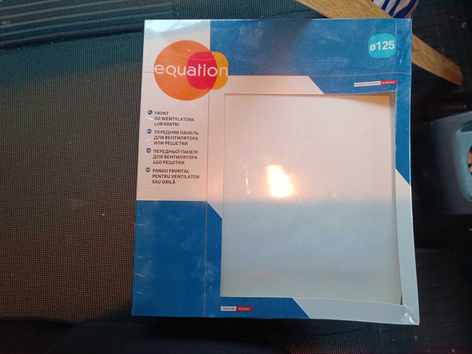 maskownica do wentylatora łazienkowego biała - nowa