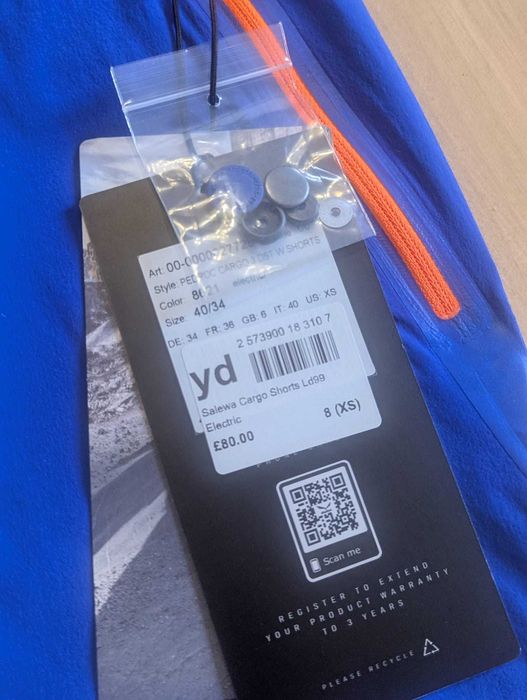 Szorty spodenki damskie Salewa Pedroc Cargo 3 DST XS 8