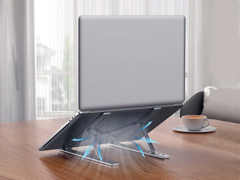 Suporte e base de Alumínio para Portáteis, Notebook, Tablets e Kindle