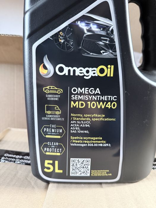 Olej Omega Oil 5W40 10W40 5l