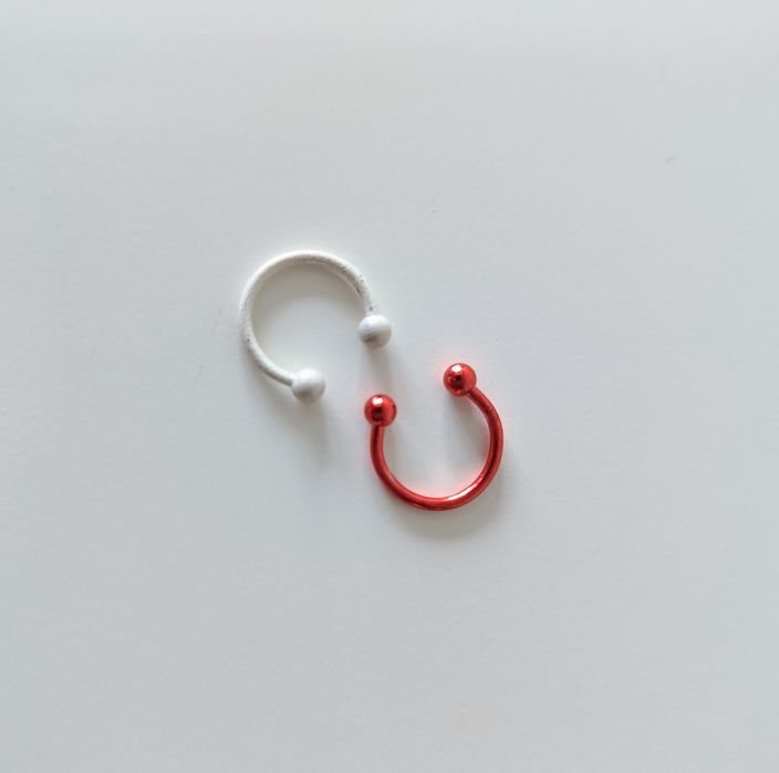 Kolczyki piercing podkowy