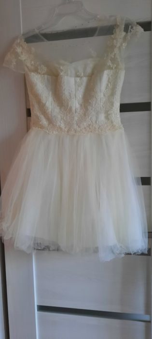 Elegancka sukienka na wesele, ślub (wieczorowa)