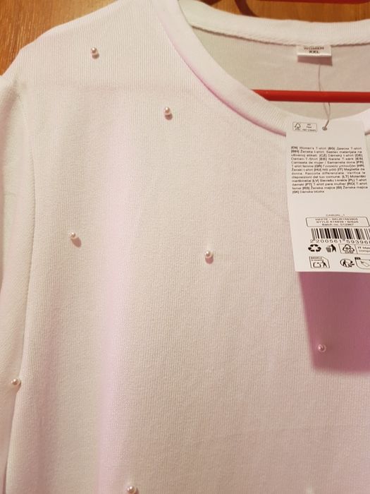 Nowa biała bluzka damska r.xxl za 30zl