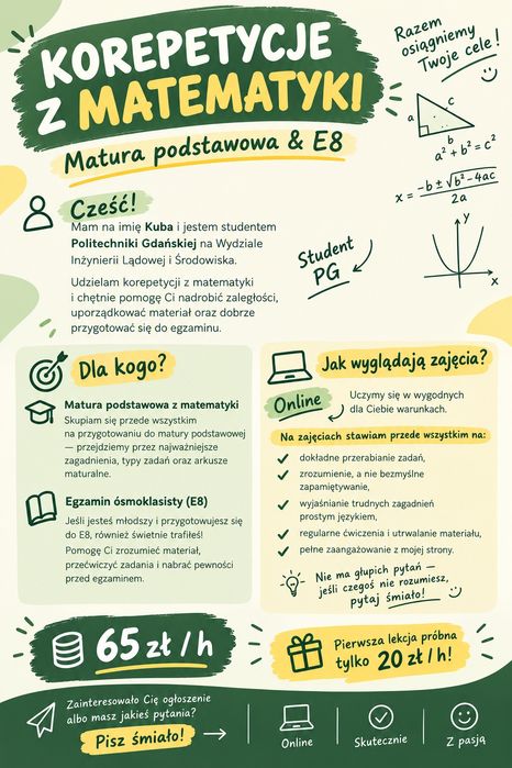 Korepetycje z matematyki
