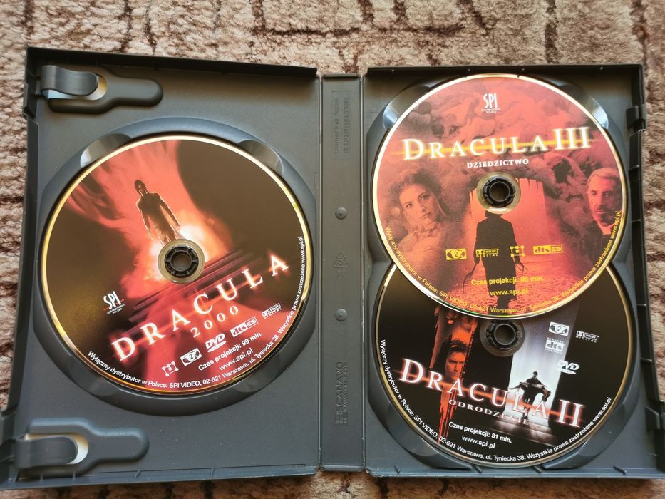 Dracula Trylogia 3xDVD