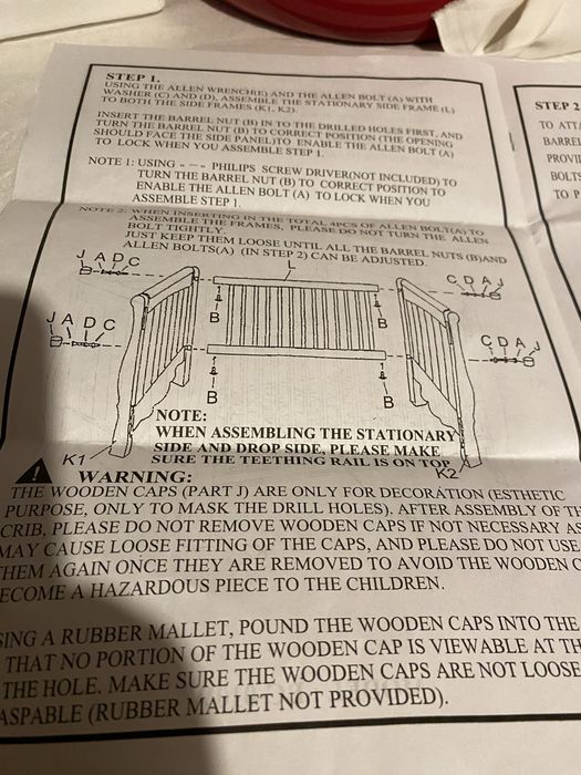 Łòżeczko dziecięce USA