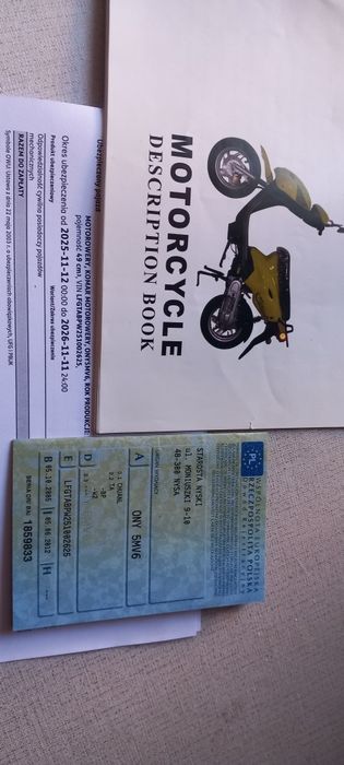 Skuter Chiński rama zamiana