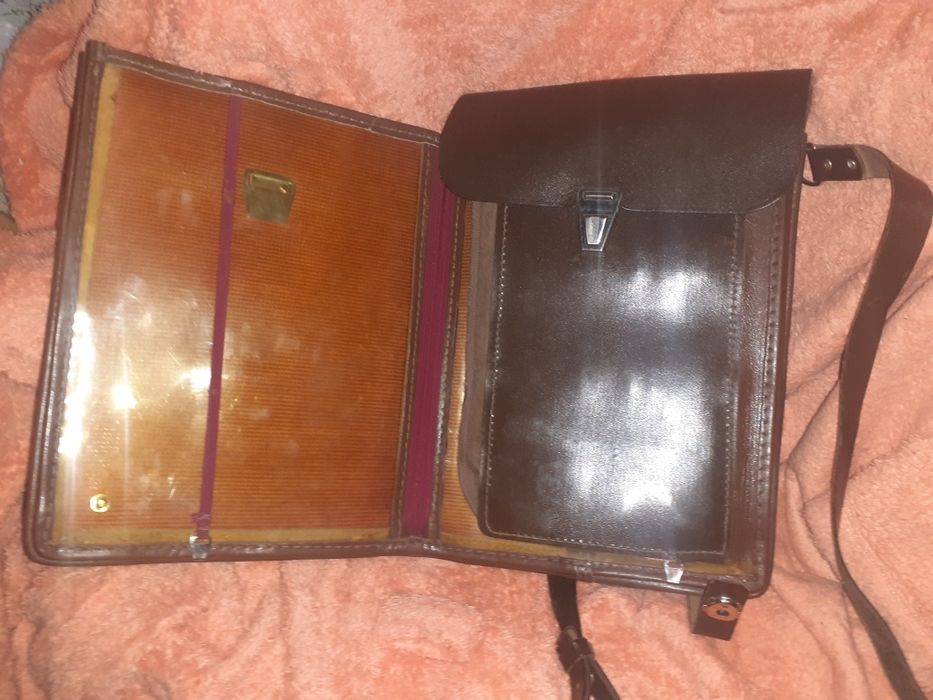 Офицерский планшет полевая сумка командира из кожи времен СССР