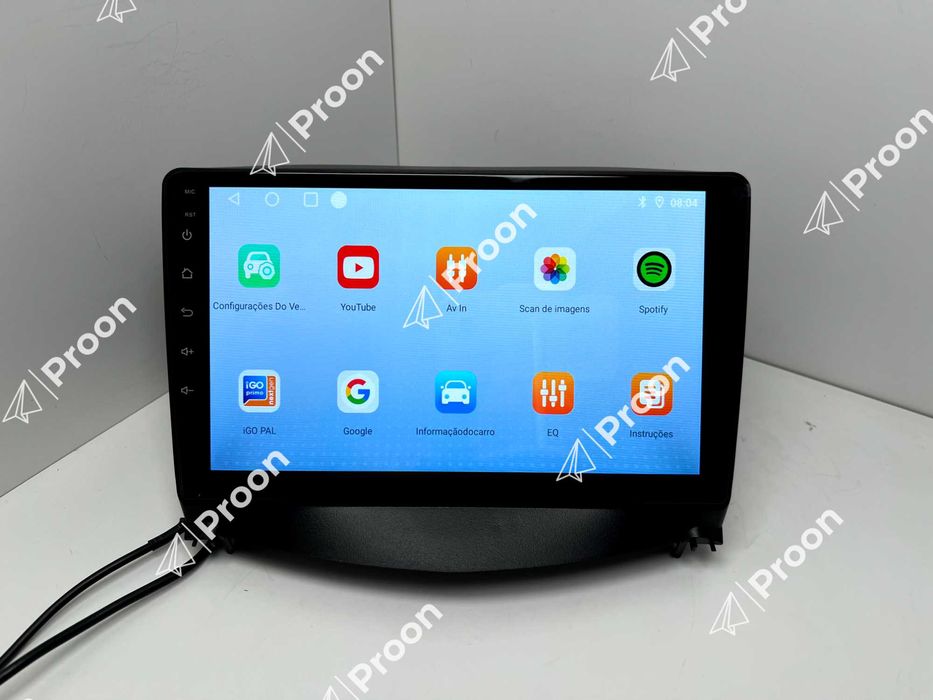 Rádio Peugeot 207 Android 2 din auto android