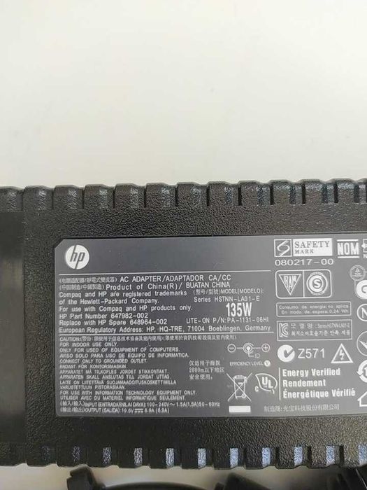 Transformadores Carregadores originais Toshiba Lenovo HP em bom estado de conservação e funcionamento PA-1121-04, API3AD01, PA-1650-72, 384019, 647982