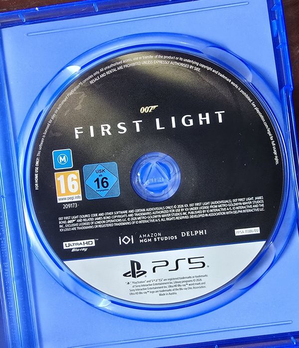 007 First Light James Bond ps5