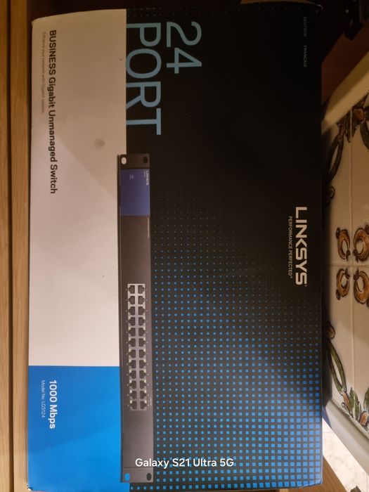 Switch Linksys 24 portas