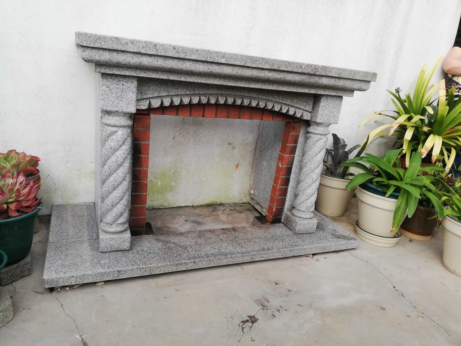 Fogão de sala em granito