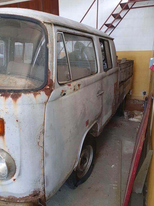 VW transporter T2 DOKA pick-up cabine-dupla
