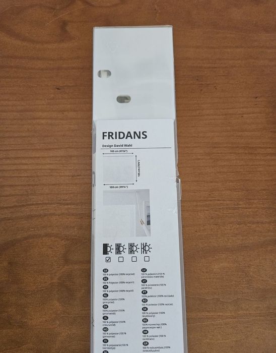 Estore de correr opaco IKEA
Ikea Fridans