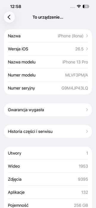 iPhone 13 Pro 256 78% salon PL ispot idealny silver stan