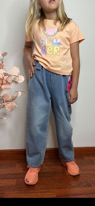 Джинси моми для дівчинки р.160