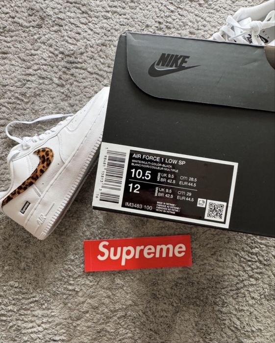Nike Supreme air force 1 Low SP 44,5