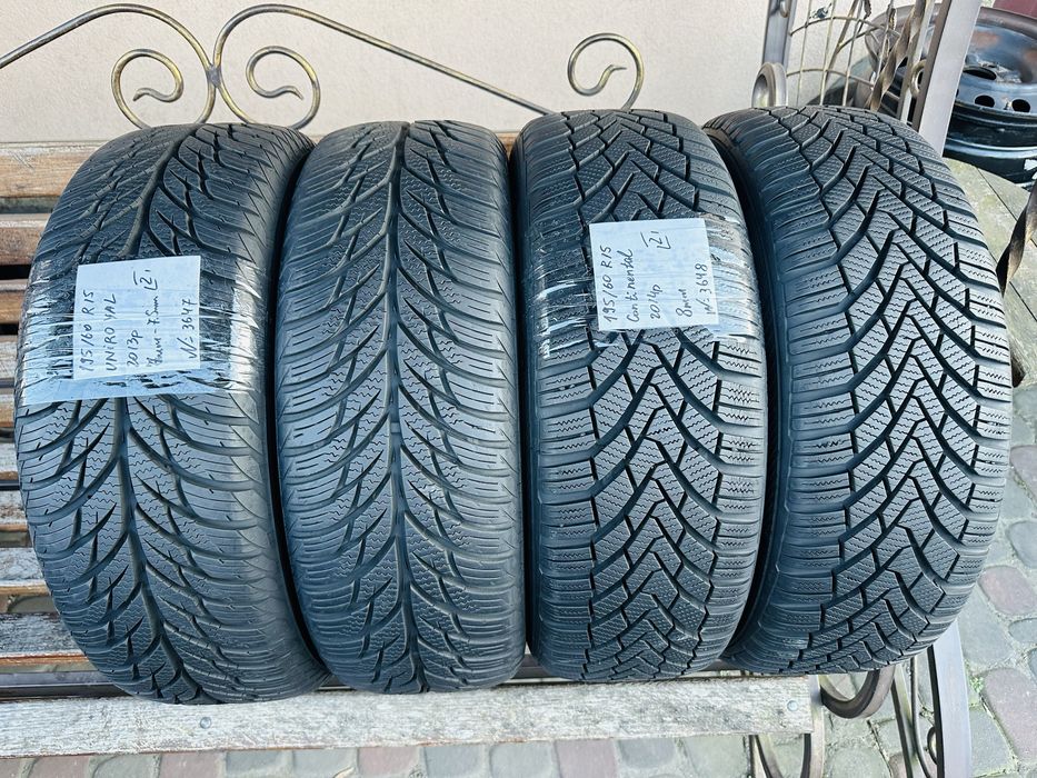 Шини зимові 195/60 R15 (88Н) Continental Uniroyal