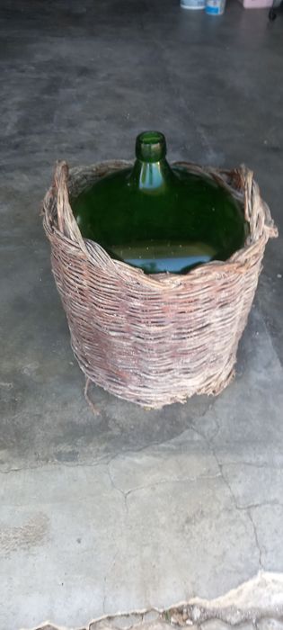 Garrafão grande verde
