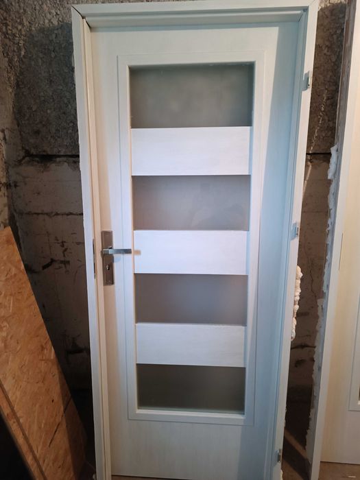 Drzwi wewnętrzne białe 85cm