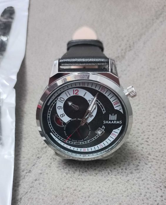 модний чоловічий годинник SHAARMS і крутий браслет