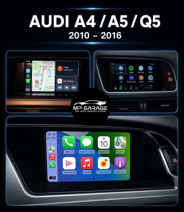 Audi MMI 3G 3G+ RMC MIB1 Apple CarPlay Android Auto Moduł Montaż PL