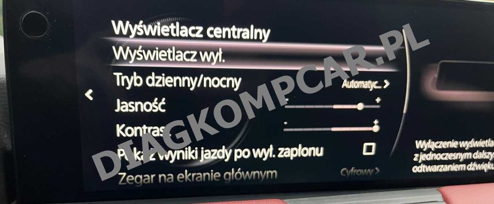 Mazda cx50 cx70 cx90 menu polskie
