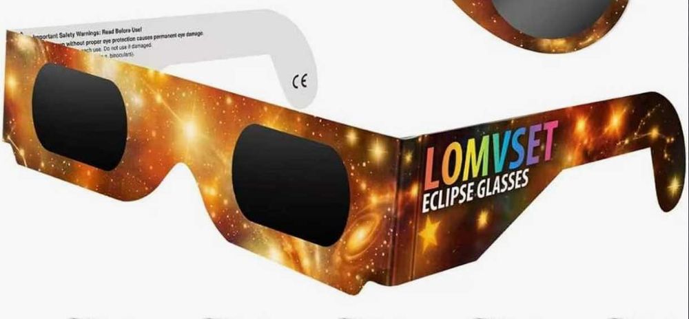 Óculos eclipse certificados