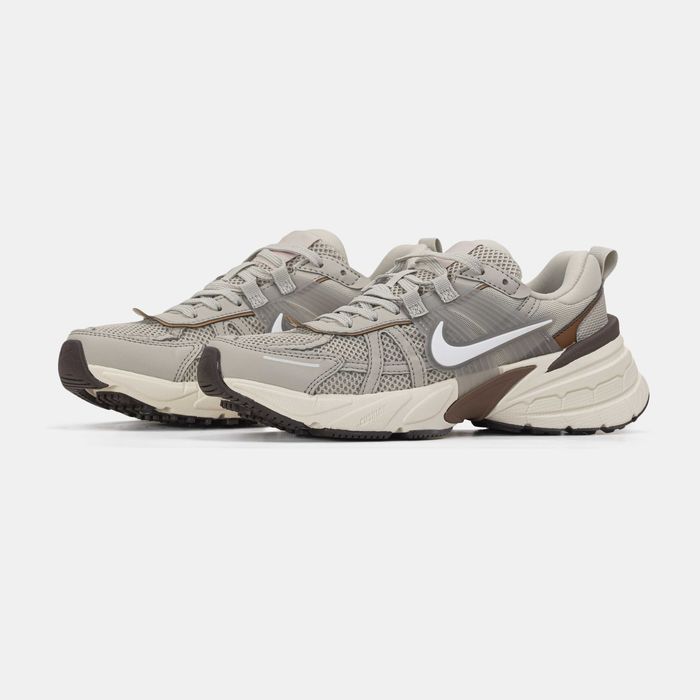 Женские кроссовки Nike V2K Runtekk Grey Brown. 36-40