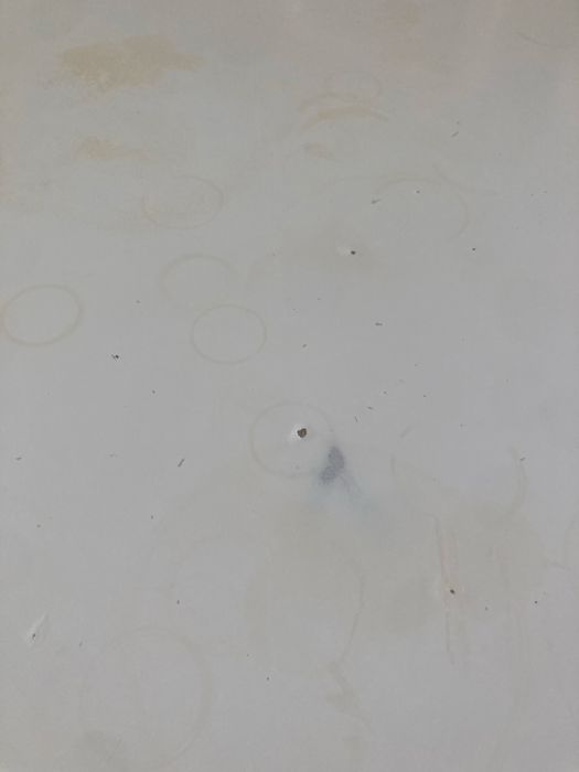 Mesa redonda tampo branco