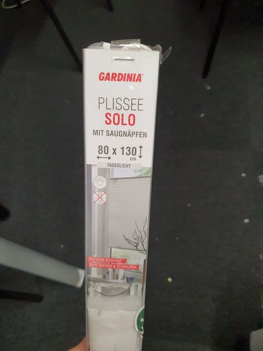 Roleta plisowana gardinia 80 cm x 130