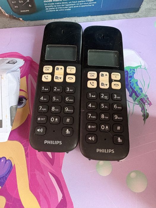 Telefon bezprzewodowy Philips D131 Duo