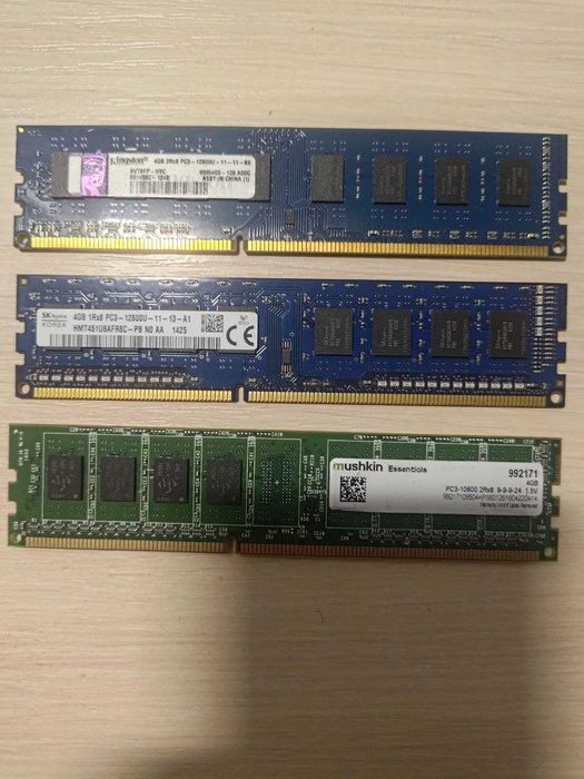 Продам оперативну пам'ять ADATA, Micron 4Gb DDR3, PC3L-12800 1600Мгц