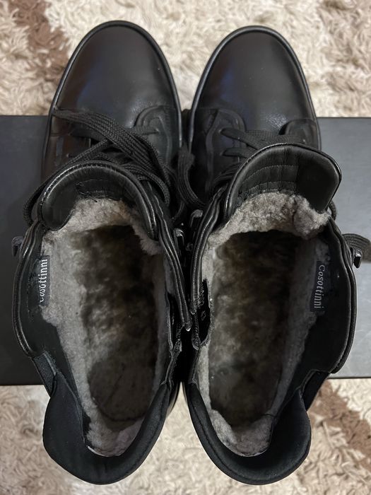 Ботинки зимние мужские черные Cosottinni