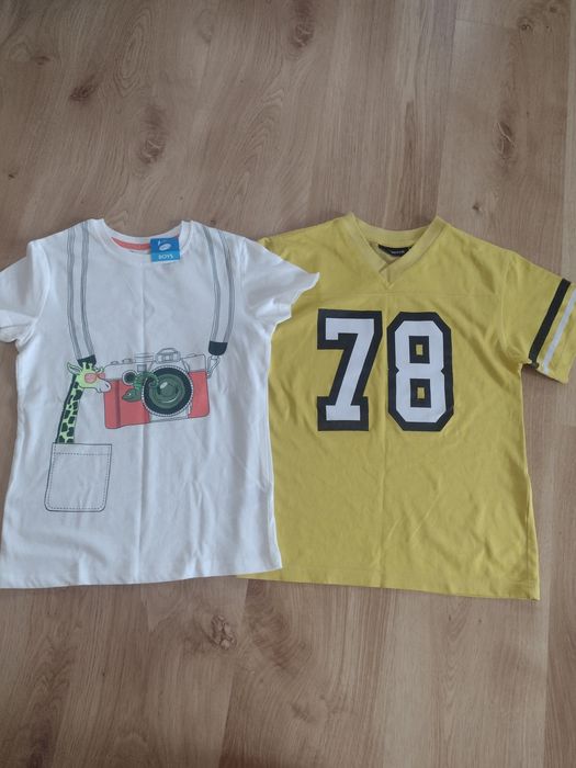 Zestaw koszulek chłopięcych r 116/122