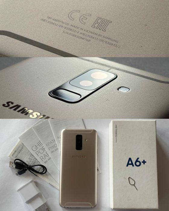 Смартфон Samsung A6+ plus 3/32 , полностью рабочий