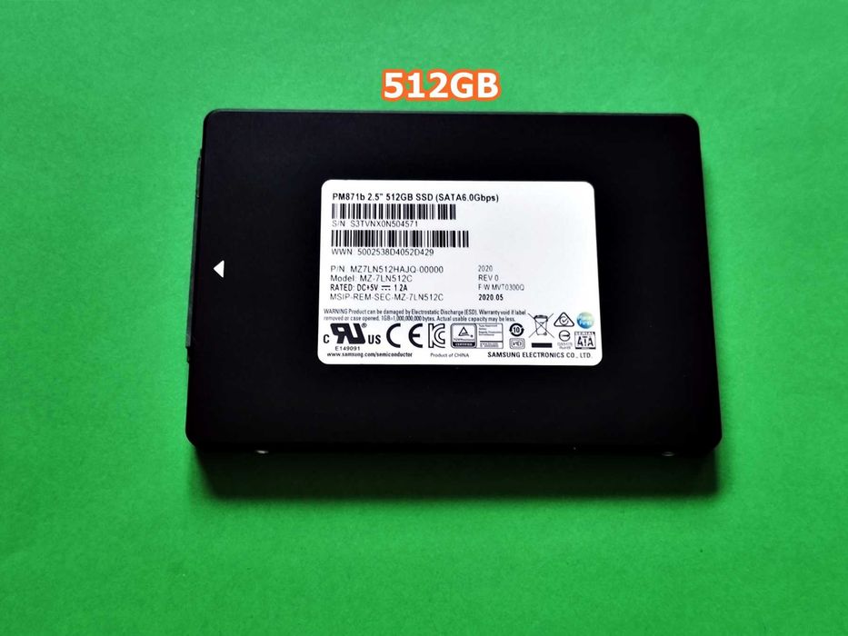 SSD 512GB Samsung Pm871B