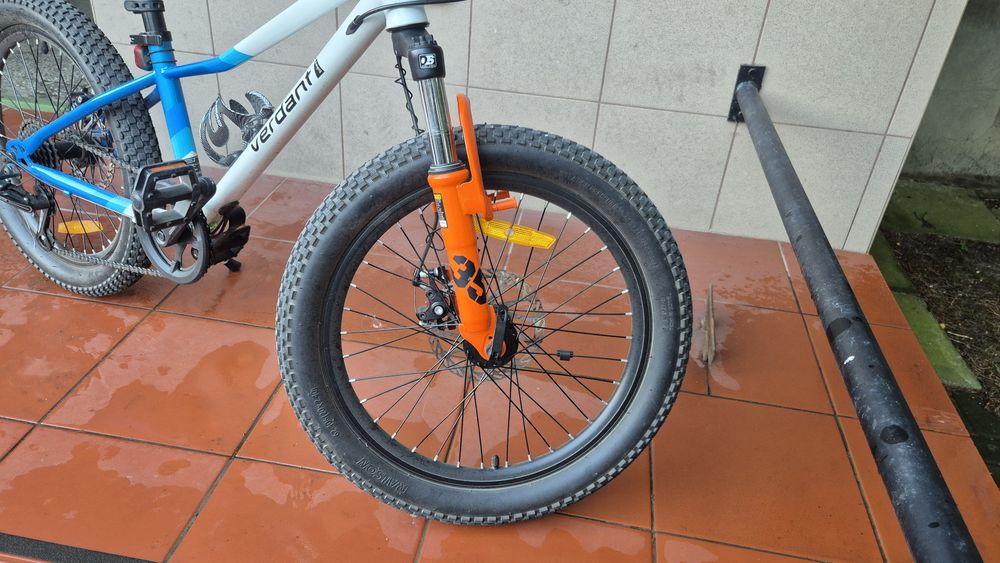 Rower dzieciecy Verdant calix 20 cali amortyzator hamulce tarczowe