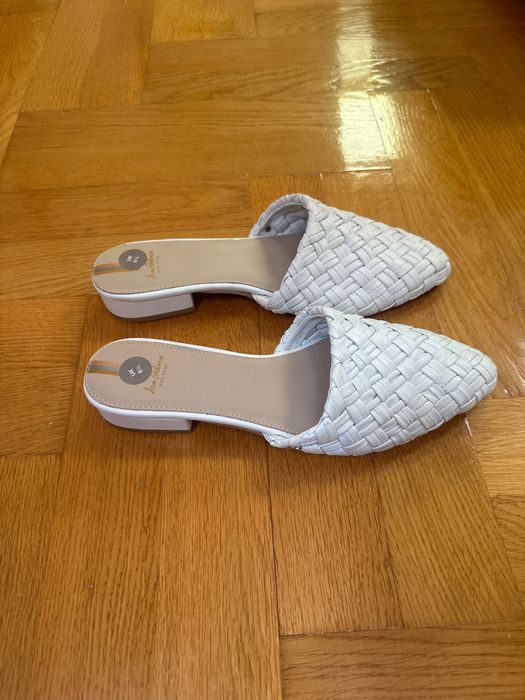 Buty klapki skórzane 39,5 nowe