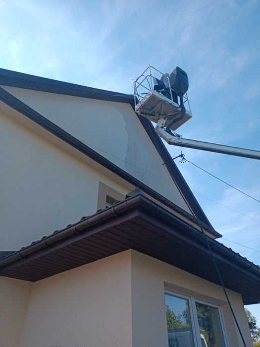 Mycie elewacji, kostki brukowej, dachów, tarasów, ogrodzeń,hal