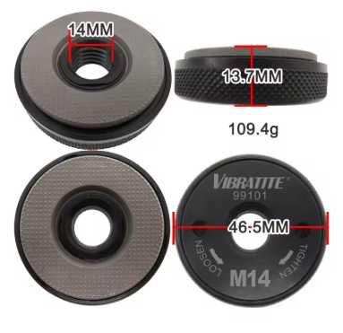 Гайка швидкозатискна М14, для кутошліфувальної машини.