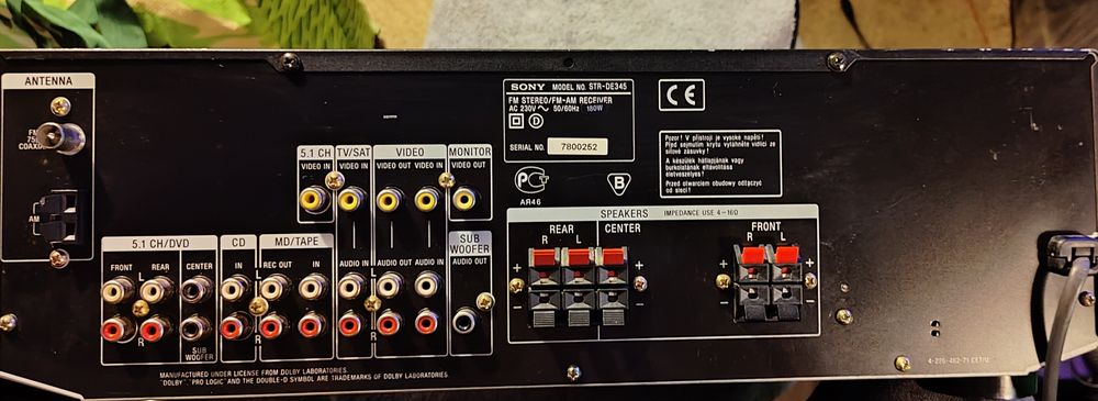 Amplituner Sony STR-DE345