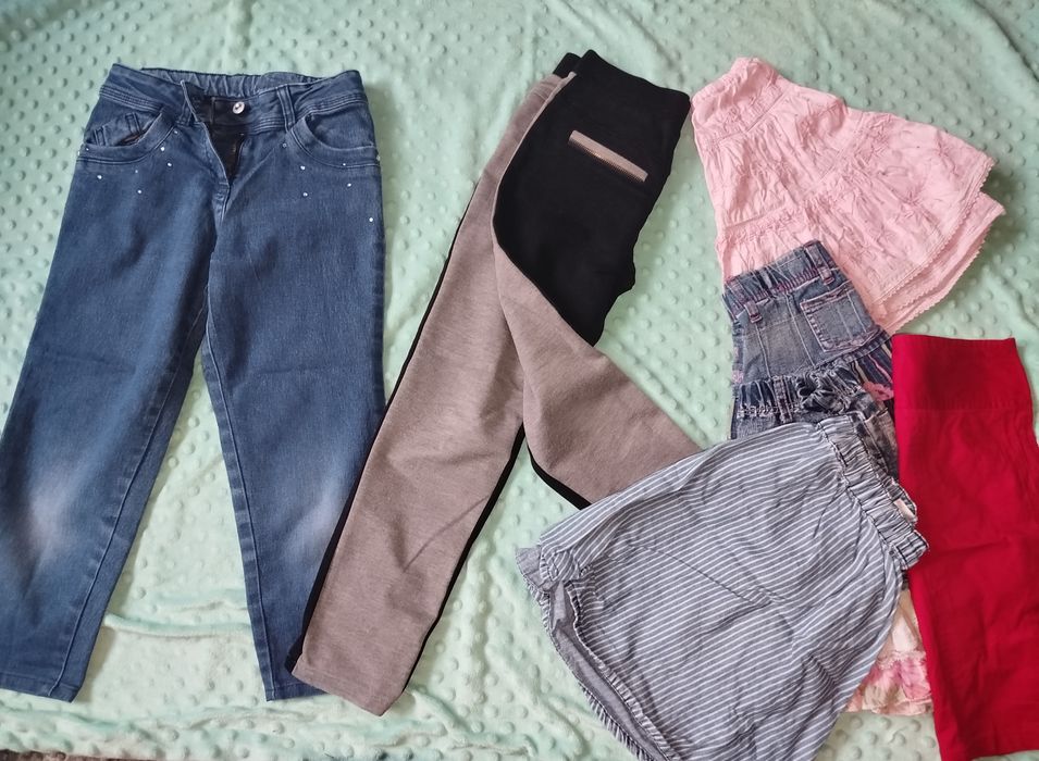 Paka ubrań dla dziewczynki 122 dziewczynka