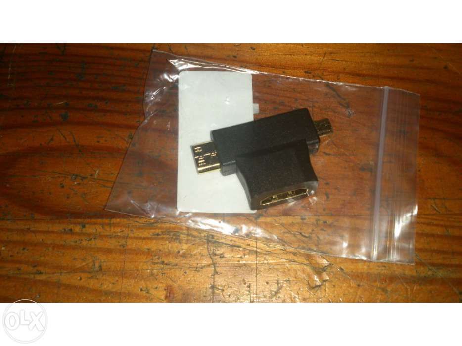 Adaptador mini ou micro hdmi para femea hdmi
