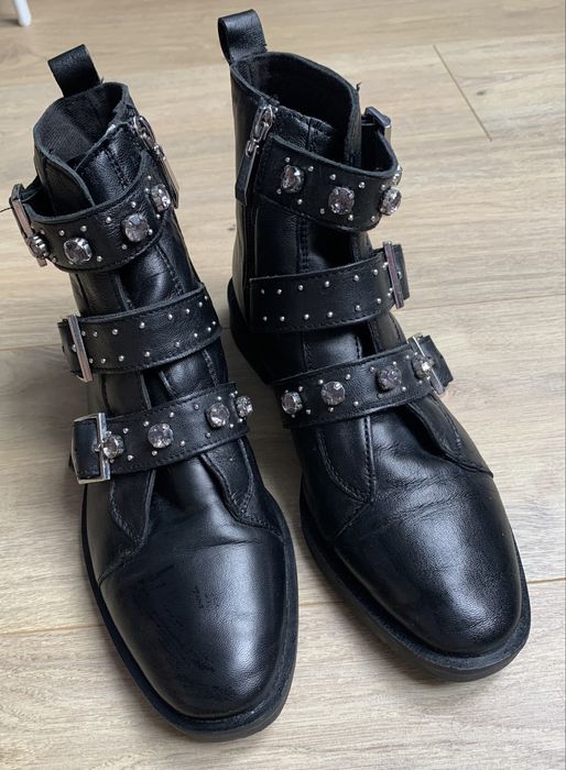 Botki skórzane r. 39