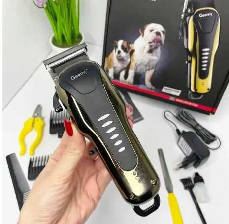 Машинка для стрижки животных gemei 6063 машинка для груминга