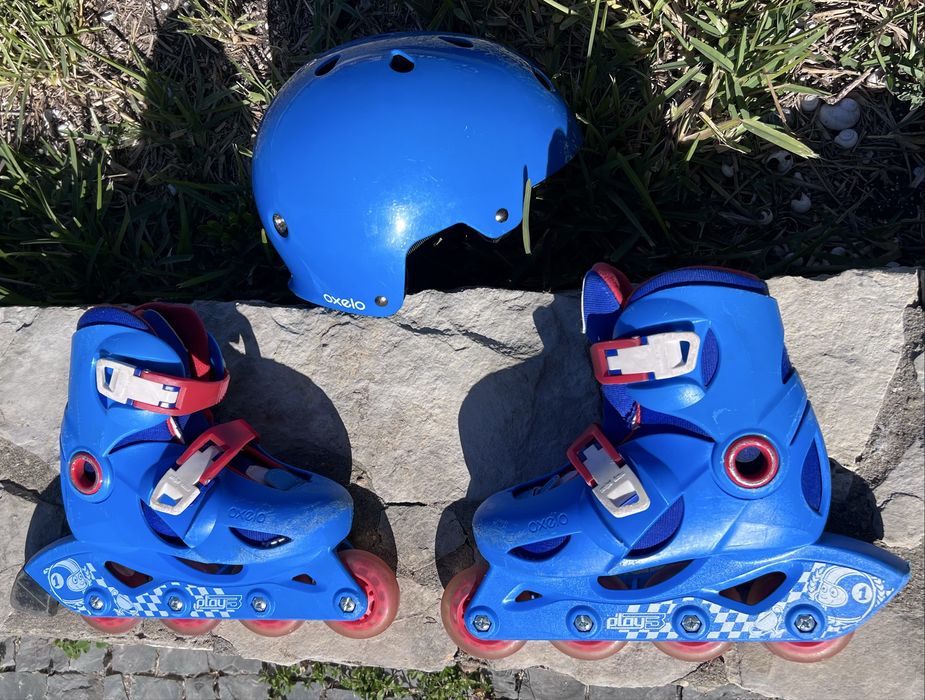 Patins em linha Criança Play 3 Decathlon 28/29/39